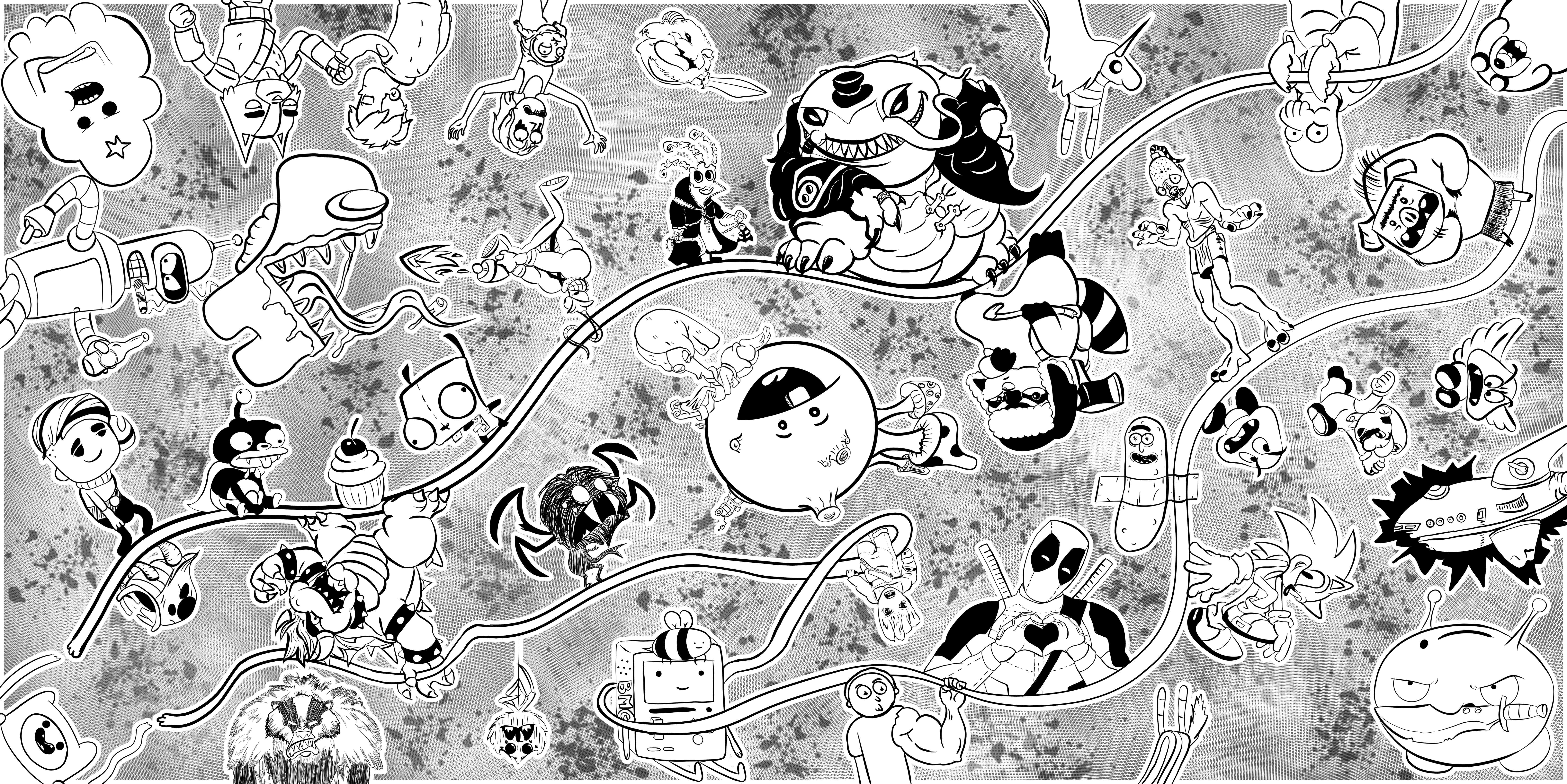 Revenge of the Doodles Mousepad